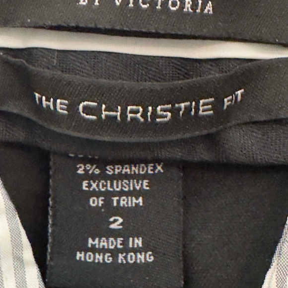 Body By Victoria Christie Fit Black Velvet 
Flare Leg Clasp Closure Zip up Pants - Picture 4 of 11